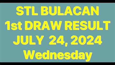 stl bulacan result today live|Stl result .